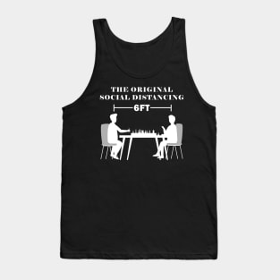 Funny Social distancing Chess Tank Top